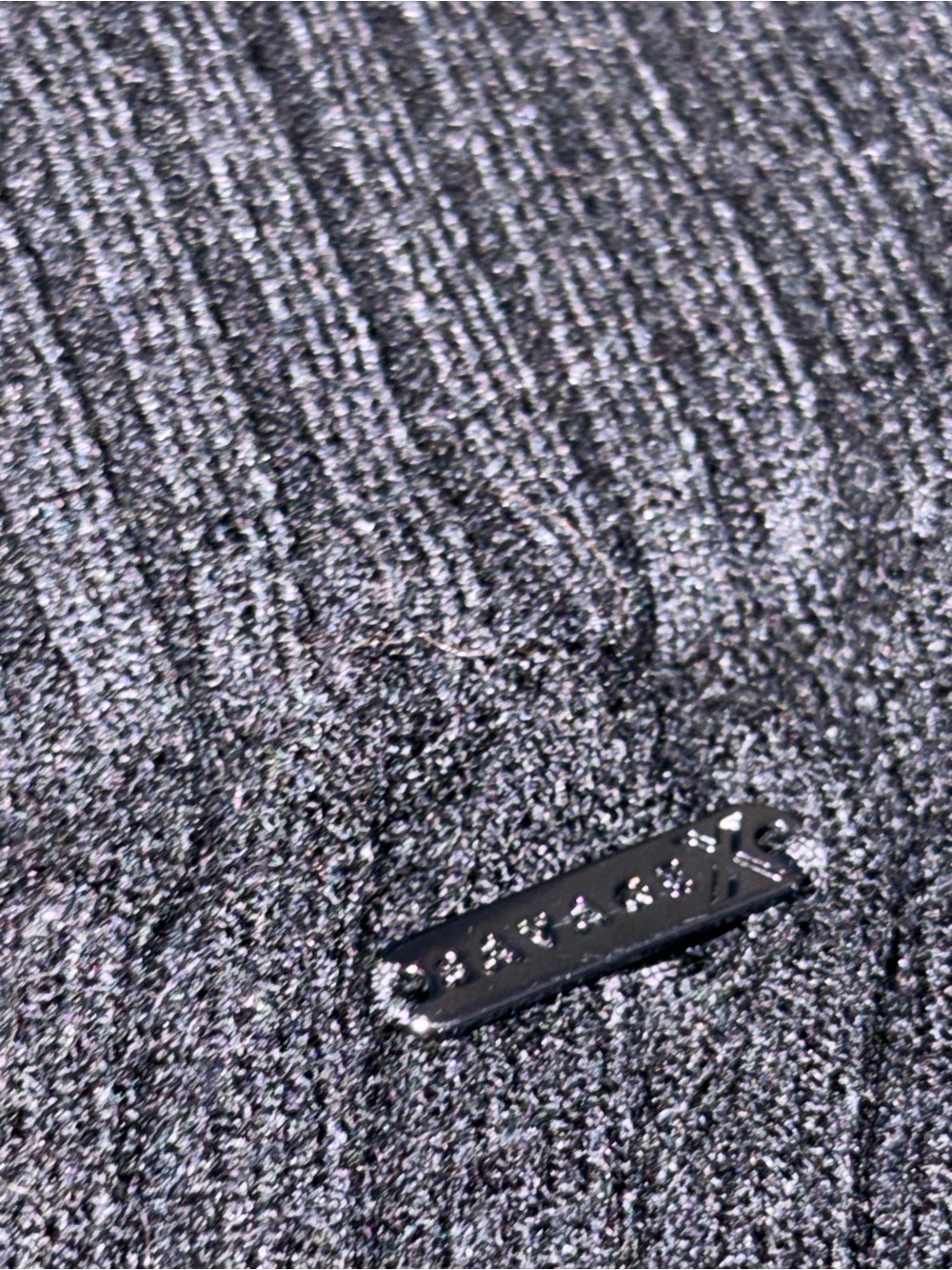 Savage X Fenty Black Ribbed Wide-Leg Pants and cowl neck sweater matching set - Picture 3 of 13